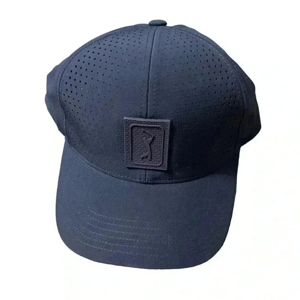 PGA Golf Hat Cap Strap back Blue Lightweight Adjustable‎ Vented NWOT